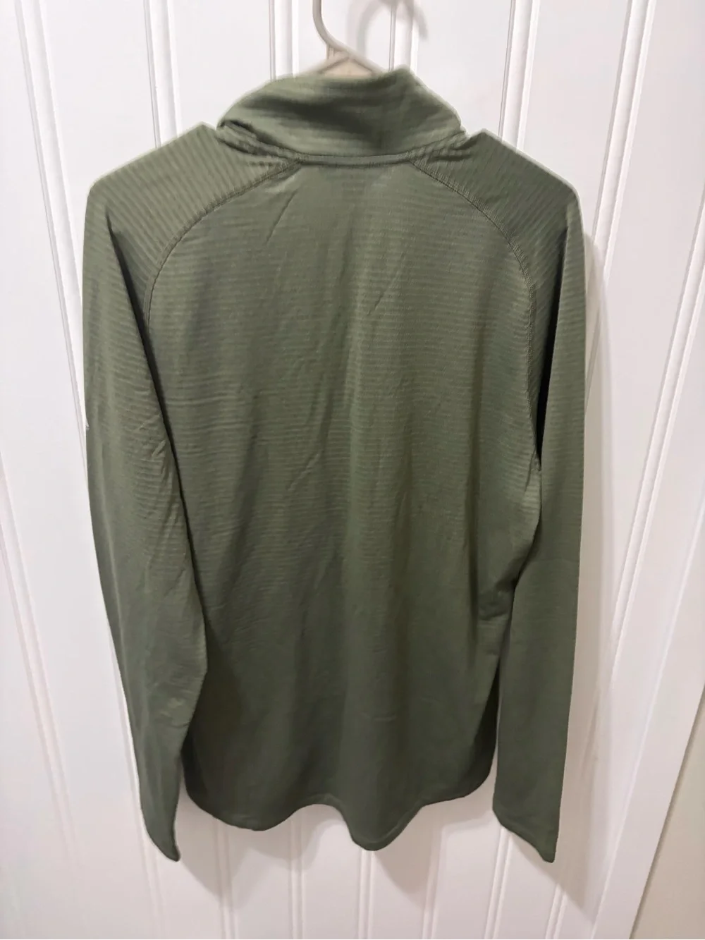 Eddie Bauer Men's L First Ascent High Route Grid Fleece Quarter-Zip Pullover